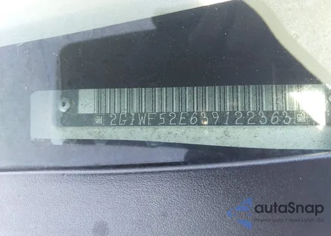 2003 Chevrolet Impala from USA, damaged, VIN 2G1WF52E639122363